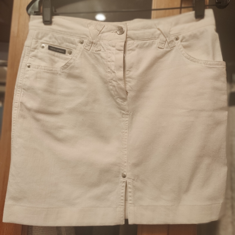 Vintage Dolce& Gabbana white Jenn's skirt size 40